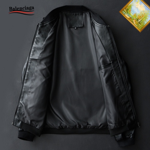 Replica Balenciaga Jackets Long Sleeved For Men #1254439 $60.00 USD for Wholesale