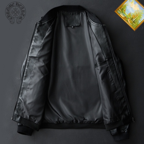 Replica Chrome Hearts Jackets Long Sleeved For Men #1254484 $60.00 USD for Wholesale