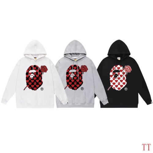 Replica Bape Hoodies Long Sleeved For Unisex #1254801 $42.00 USD for Wholesale