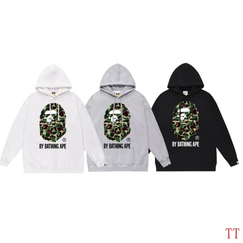 Replica Bape Hoodies Long Sleeved For Unisex #1254833 $42.00 USD for Wholesale