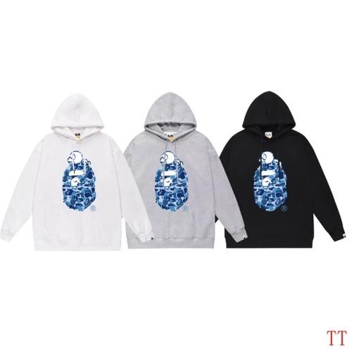 Replica Bape Hoodies Long Sleeved For Unisex #1254877 $42.00 USD for Wholesale