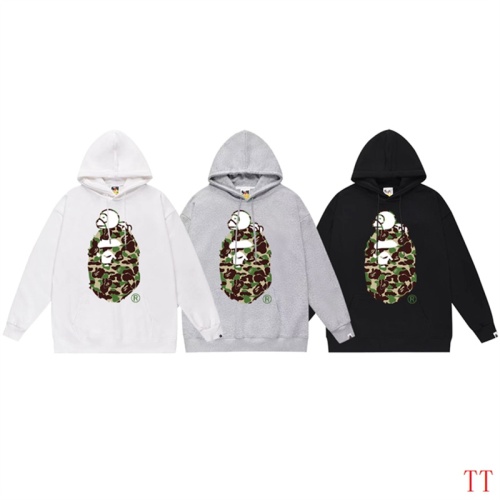 Replica Bape Hoodies Long Sleeved For Unisex #1254885 $42.00 USD for Wholesale