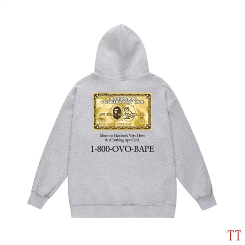 Replica Bape Hoodies Long Sleeved For Unisex #1255010 $42.00 USD for Wholesale