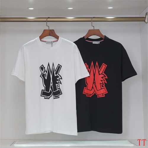 Replica Moncler T-Shirts Short Sleeved For Unisex #1255057 $32.00 USD for Wholesale