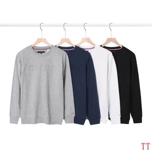 Replica Tommy Hilfiger TH Hoodies Long Sleeved For Men #1255072 $42.00 USD for Wholesale