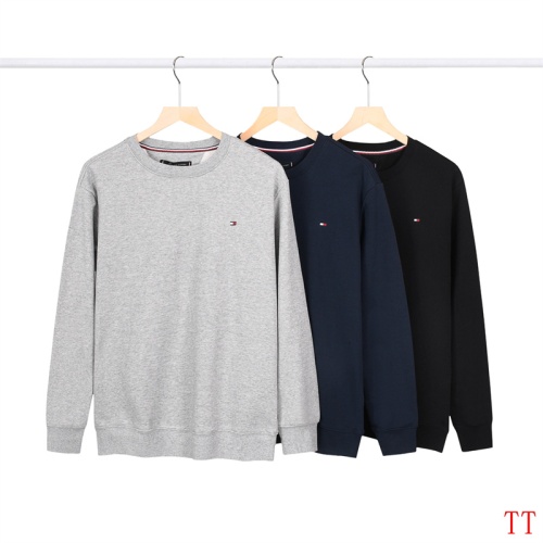 Replica Tommy Hilfiger TH Hoodies Long Sleeved For Men #1255080 $42.00 USD for Wholesale