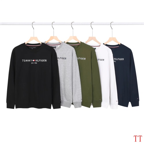 Replica Tommy Hilfiger TH Hoodies Long Sleeved For Men #1255085 $42.00 USD for Wholesale