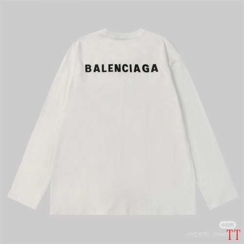 Replica Balenciaga T-Shirts Long Sleeved For Unisex #1255120 $45.00 USD for Wholesale