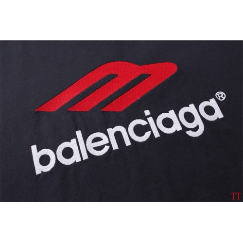 Replica Balenciaga T-Shirts Long Sleeved For Unisex #1255127 $45.00 USD for Wholesale