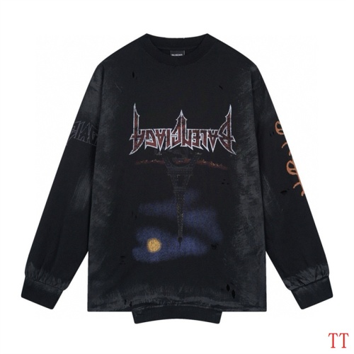 Replica Balenciaga T-Shirts Long Sleeved For Unisex #1255146, $52.00 USD, [ITEM#1255146], Replica Balenciaga T-Shirts outlet from China