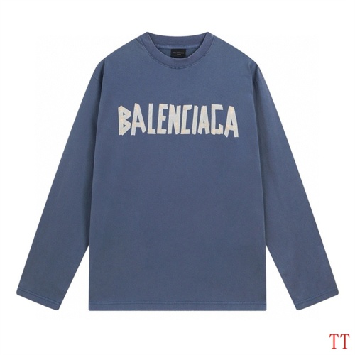 Replica Balenciaga T-Shirts Long Sleeved For Unisex #1255153, $45.00 USD, [ITEM#1255153], Replica Balenciaga T-Shirts outlet from China