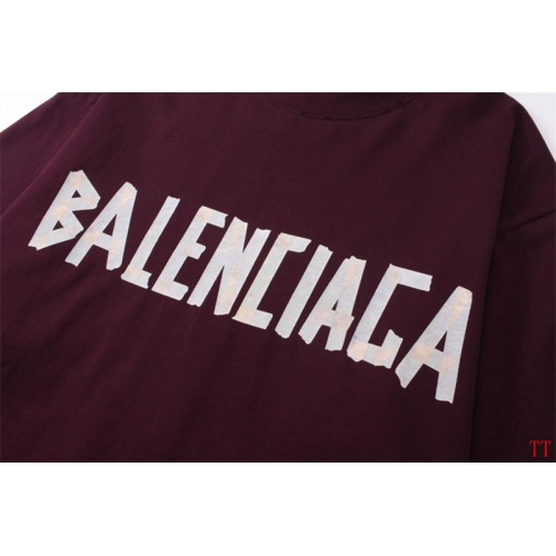 Replica Balenciaga T-Shirts Long Sleeved For Unisex #1255154 $45.00 USD for Wholesale