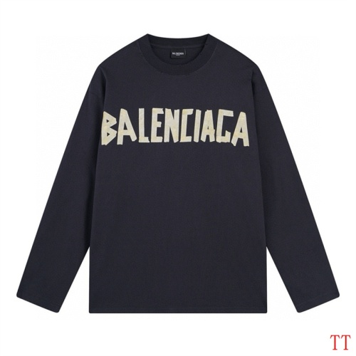 Replica Balenciaga T-Shirts Long Sleeved For Unisex #1255155, $45.00 USD, [ITEM#1255155], Replica Balenciaga T-Shirts outlet from China