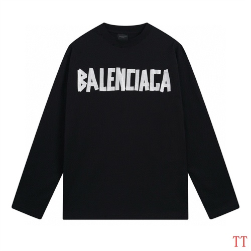 Replica Balenciaga T-Shirts Long Sleeved For Unisex #1255156, $45.00 USD, [ITEM#1255156], Replica Balenciaga T-Shirts outlet from China