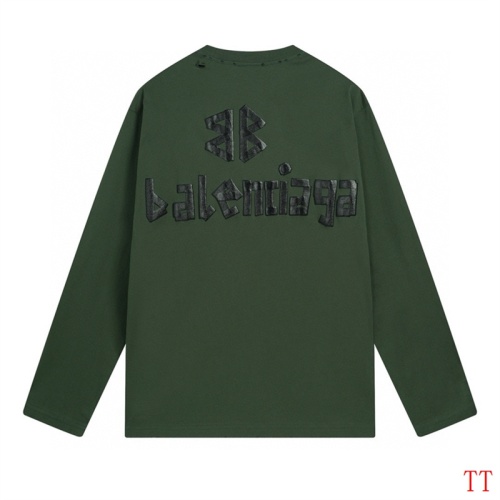 Replica Balenciaga T-Shirts Long Sleeved For Unisex #1255157 $45.00 USD for Wholesale