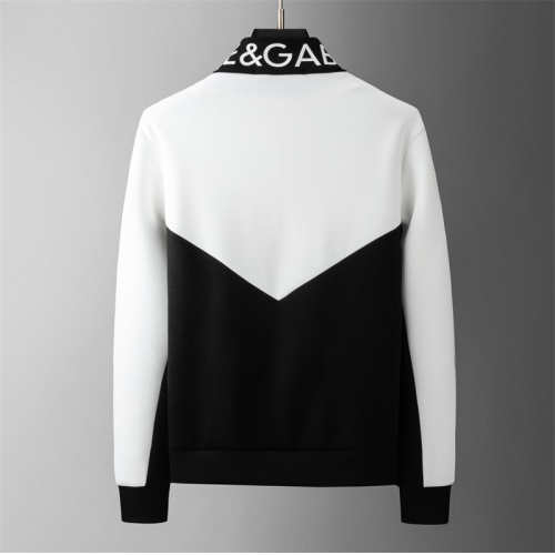 Replica Dolce & Gabbana D&G Tracksuits Long Sleeved For Men #1255253 $88.00 USD for Wholesale