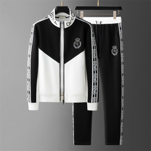 Replica Dolce &amp; Gabbana D&amp;G Tracksuits Long Sleeved For Men #1255254, $88.00 USD, [ITEM#1255254], Replica Dolce &amp; Gabbana D&amp;G Tracksuits outlet from China