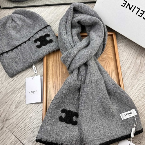 Replica Celine Hat and Scarf Set #1255329, $52.00 USD, [ITEM#1255329], Replica Celine Hat and Scarf and Glove Set outlet from China