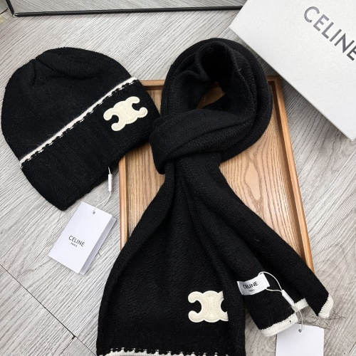 Replica Celine Hat and Scarf Set #1255331, $52.00 USD, [ITEM#1255331], Replica Celine Hat and Scarf and Glove Set outlet from China