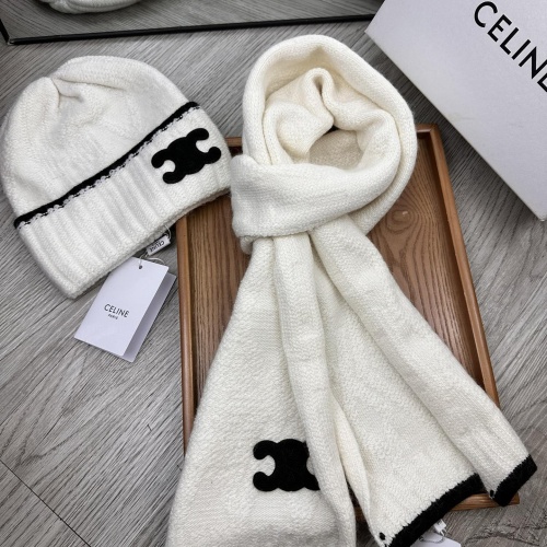 Replica Celine Hat and Scarf Set #1255332, $52.00 USD, [ITEM#1255332], Replica Celine Hat and Scarf and Glove Set outlet from China