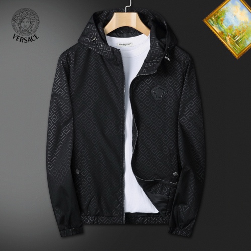 Replica Versace Jackets Long Sleeved For Men #1255363, $60.00 USD, [ITEM#1255363], Replica Versace Jackets outlet from China