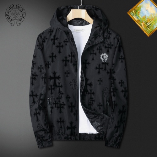 Replica Chrome Hearts Jackets Long Sleeved For Men #1255382, $60.00 USD, [ITEM#1255382], Replica Chrome Hearts Jackets outlet from China