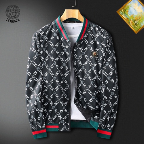 Replica Versace Jackets Long Sleeved For Men #1255391, $60.00 USD, [ITEM#1255391], Replica Versace Jackets outlet from China