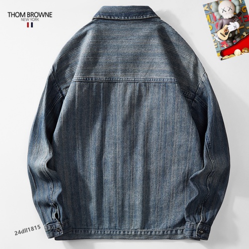 Replica Thom Browne Jackets Long Sleeved For Men #1255464 $68.00 USD for Wholesale