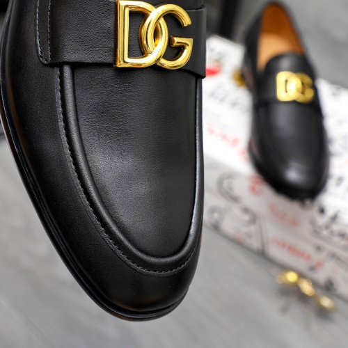 Replica Dolce & Gabbana D&G Leather Shoes For Men #1255516 $88.00 USD for Wholesale