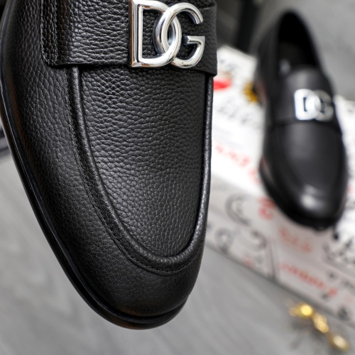 Replica Dolce & Gabbana D&G Leather Shoes For Men #1255517 $88.00 USD for Wholesale