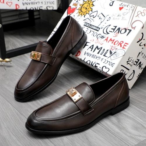 Replica Dolce &amp; Gabbana D&amp;G Leather Shoes For Men #1255518, $88.00 USD, [ITEM#1255518], Replica Dolce &amp; Gabbana D&amp;G Leather Shoes outlet from China