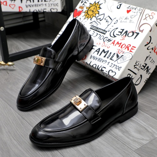 Replica Dolce &amp; Gabbana D&amp;G Leather Shoes For Men #1255519, $88.00 USD, [ITEM#1255519], Replica Dolce &amp; Gabbana D&amp;G Leather Shoes outlet from China