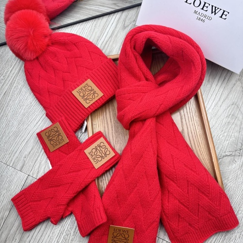 Replica LOEWE Hat and Scarf and Glove Set #1255579, $52.00 USD, [ITEM#1255579], Replica LOEWE Hat and Scarf and Glove outlet from China