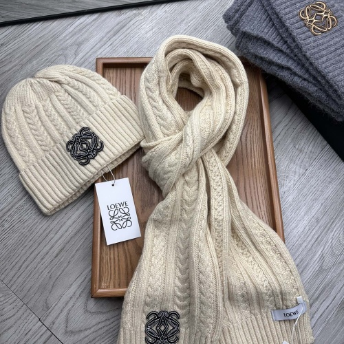 Replica LOEWE Hat and Scarf Set #1255587, $52.00 USD, [ITEM#1255587], Replica LOEWE Hat and Scarf and Glove outlet from China