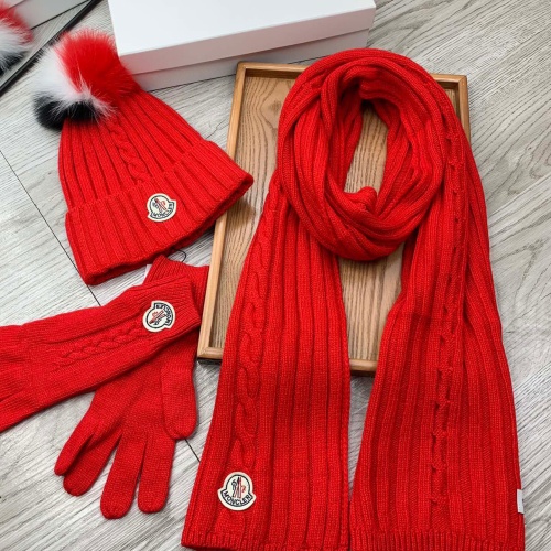 Replica Moncler Hat and Scarf and Glove Set #1255596, $80.00 USD, [ITEM#1255596], Replica Moncler Hat and Scarf and Glove Set outlet from China