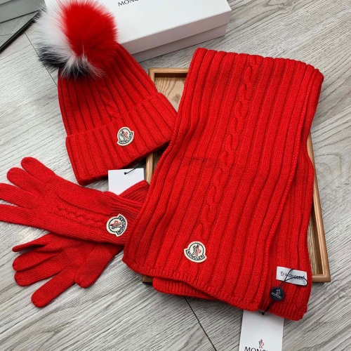 Replica Moncler Hat and Scarf and Glove Set #1255596 $80.00 USD for Wholesale