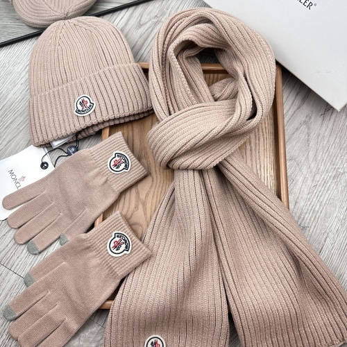 Replica Moncler Hat and Scarf and Glove Set #1255605, $48.00 USD, [ITEM#1255605], Replica Moncler Hat and Scarf and Glove Set outlet from China