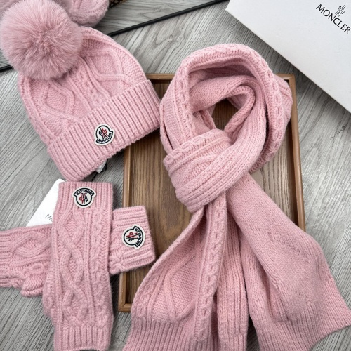 Replica Moncler Hat and Scarf and Glove Set #1255610, $52.00 USD, [ITEM#1255610], Replica Moncler Hat and Scarf and Glove Set outlet from China