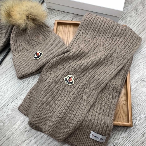 Replica Moncler Hat and Scarf Set #1255621, $56.00 USD, [ITEM#1255621], Replica Moncler Hat and Scarf and Glove Set outlet from China