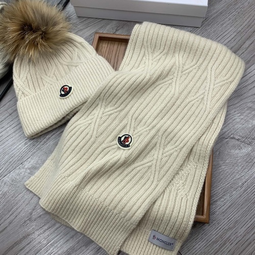 Replica Moncler Hat and Scarf Set #1255629, $56.00 USD, [ITEM#1255629], Replica Moncler Hat and Scarf and Glove Set outlet from China