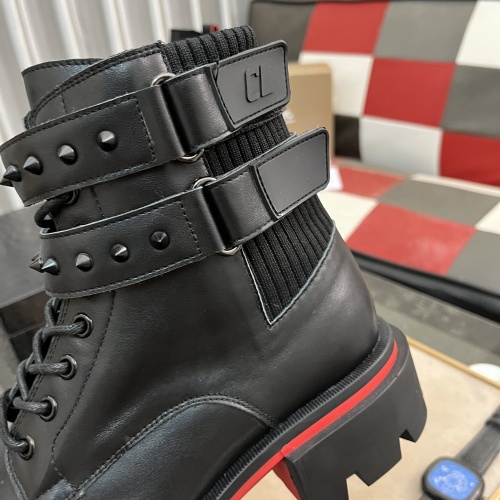 Replica Christian Louboutin Boots For Men #1255899 $150.00 USD for Wholesale