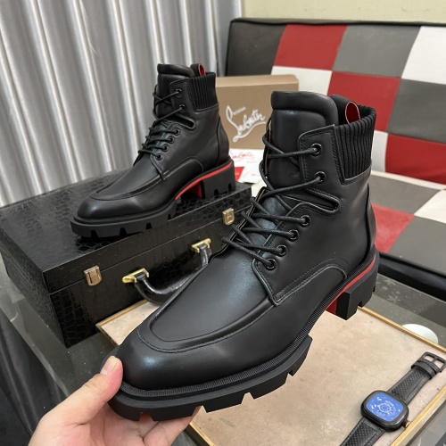 Replica Christian Louboutin Boots For Men #1255900, $150.00 USD, [ITEM#1255900], Replica Christian Louboutin Boots outlet from China