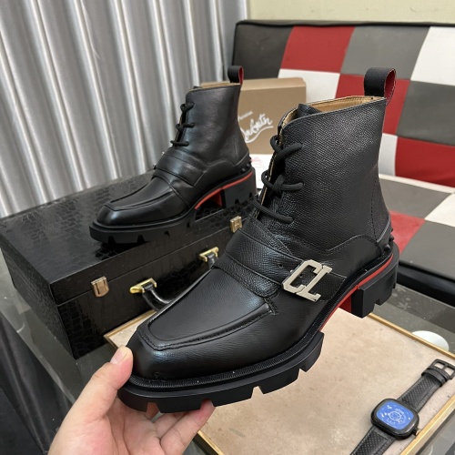 Replica Christian Louboutin Boots For Men #1255901, $150.00 USD, [ITEM#1255901], Replica Christian Louboutin Boots outlet from China