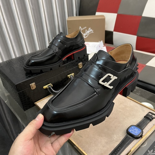 Replica Christian Louboutin Leather Shoes For Men #1255907, $135.00 USD, [ITEM#1255907], Replica Christian Louboutin Leather Shoes outlet from China