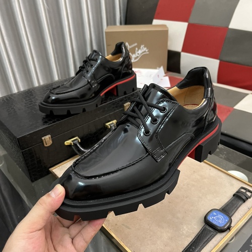 Replica Christian Louboutin Leather Shoes For Men #1255909, $135.00 USD, [ITEM#1255909], Replica Christian Louboutin Leather Shoes outlet from China