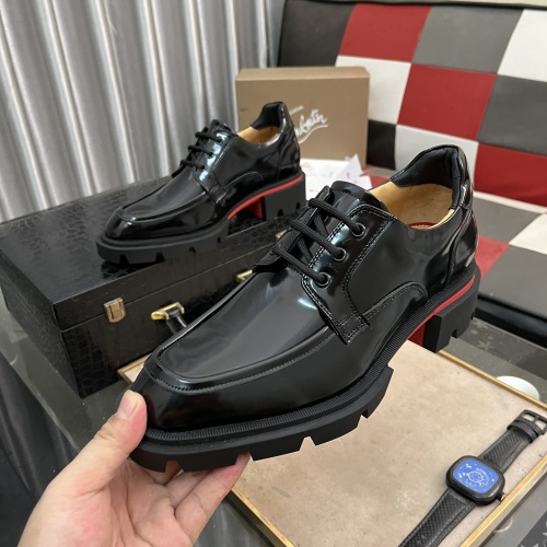 Replica Christian Louboutin Leather Shoes For Men #1255910, $135.00 USD, [ITEM#1255910], Replica Christian Louboutin Leather Shoes outlet from China