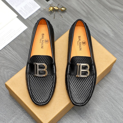 Replica Balmain Leather Shoes For Men #1255926, $68.00 USD, [ITEM#1255926], Replica Balmain Leather Shoes outlet from China