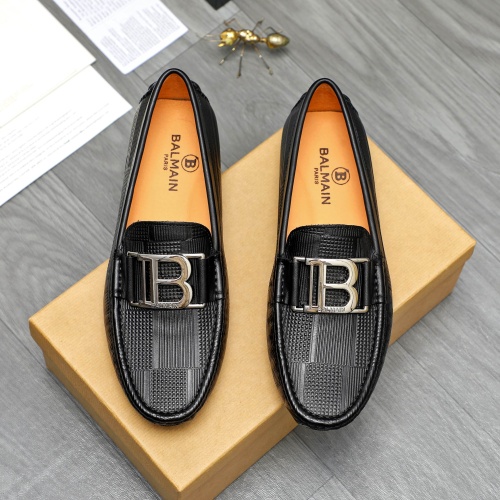 Replica Balmain Leather Shoes For Men #1255927, $68.00 USD, [ITEM#1255927], Replica Balmain Leather Shoes outlet from China