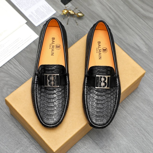 Replica Balmain Leather Shoes For Men #1255928, $68.00 USD, [ITEM#1255928], Replica Balmain Leather Shoes outlet from China