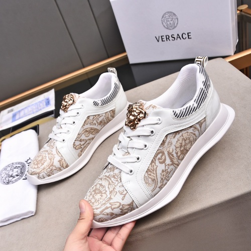 Replica Versace Casual Shoes For Men #1255956, $76.00 USD, [ITEM#1255956], Replica Versace Casual Shoes outlet from China